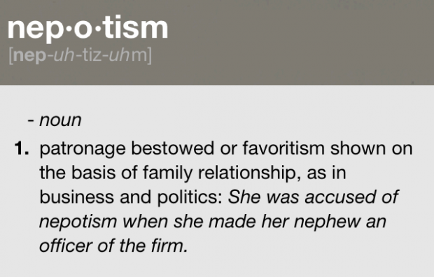 nepotism