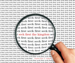Seek First the Kingdom
